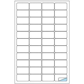 Etichette adesive A/406 - in carta - permanenti - 47,5 x 25,5 mm - 44 et/fg - 1…