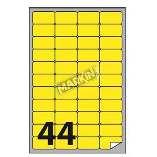 Etichette adesive A/406 - in carta - permanenti - 47,5 x 25,5 mm - 44 et/fg - 1…