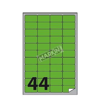 Etichette adesive A/406 - in carta - permanenti - 47,5 x 25,5 mm - 44 et/fg - 1…