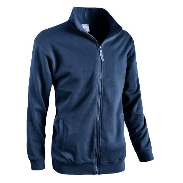 SOTTOZERO FELPA FULL ZIP JUMP BLU NAVY-XS