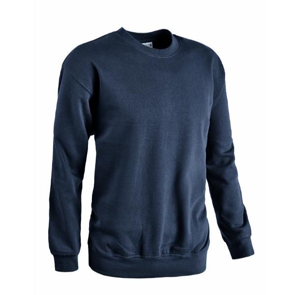 SOTTOZERO FELPA GIROCOLLO RING BLU NAVY-XS