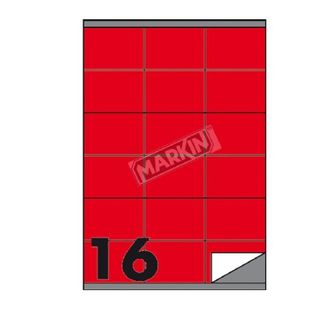 Etichette adesive C/501 - in carta - permanenti - 105 x 36 mm - 16 et/fg - 100 …