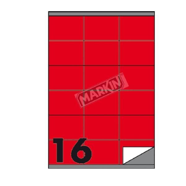 Etichette adesive C/501 - in carta - permanenti - 105 x 36 mm - 16 et/fg - 100 …