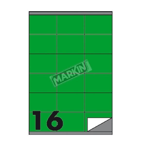 Etichette adesive C/501 - in carta - permanenti - 105 x 36 mm - 16 et/fg - 100 …