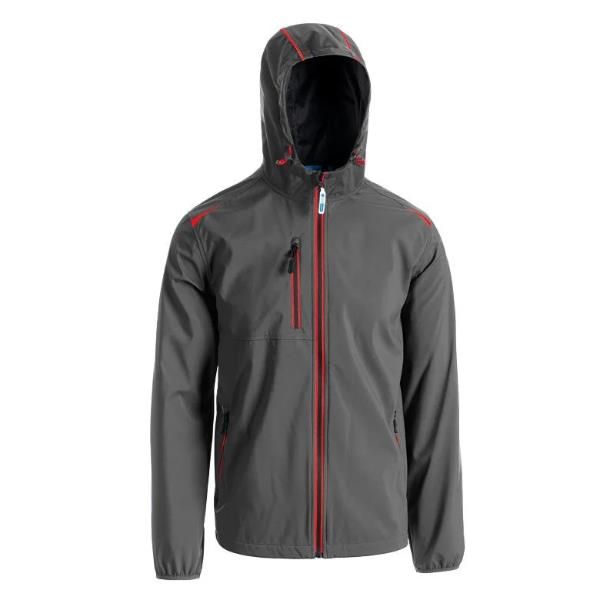 SOTTOZERO GIUBB WINDY GRIGIO SMOKE/ROSSO-XS