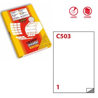 Etichette adesive C/503 - in poliestere - permanenti - 210 x 297 mm - 1 et/fg -…