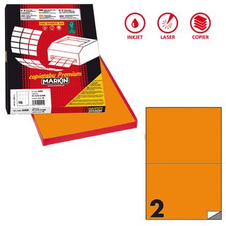 Etichette adesive C/509 - in carta - permanenti - 210 x 148,5 mm - 2 et/fg - 10…