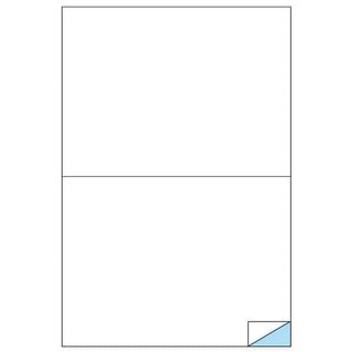 Etichette adesive C/509 - in carta - permanenti - 210 x 148,5 mm - 2 et/fg - 10…