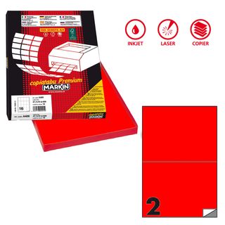 Etichette adesive C/509 - in carta - permanenti - 210 x 148,5 mm - 2 et/fg - 10…