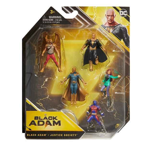 SPIN MASTER DC COMICS BLACK ADAM GIFT SET PERSONAGGI 5 CM