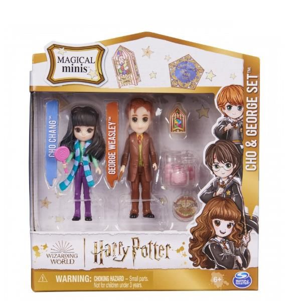 SPIN MASTER HARRY POTTER WIZARDING WORLD SET AMICIZIA CON GEORGE WESLEY E CHO C…