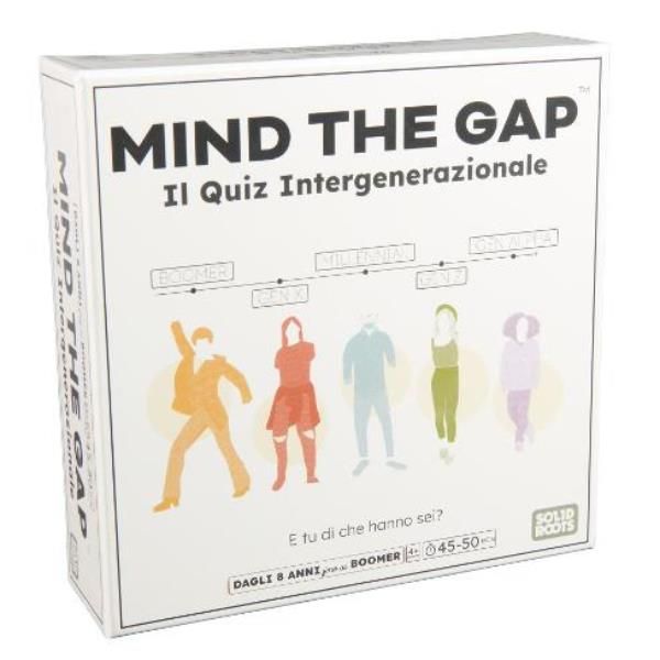 SPIN MASTER MIND THE GAP GIOCO DI CARTE QUIZ INTERGENERAZIONALE PER FAMIGLIE