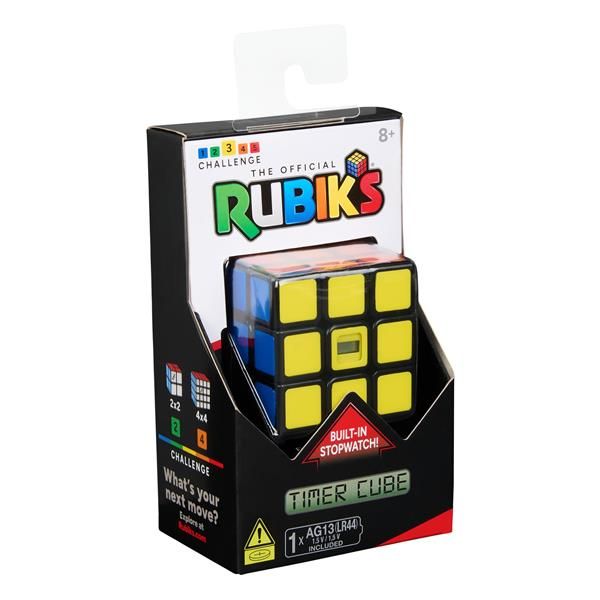 SPIN MASTER RUBIK'S CUBO TIMER 3X3 CON CRONOMETRO