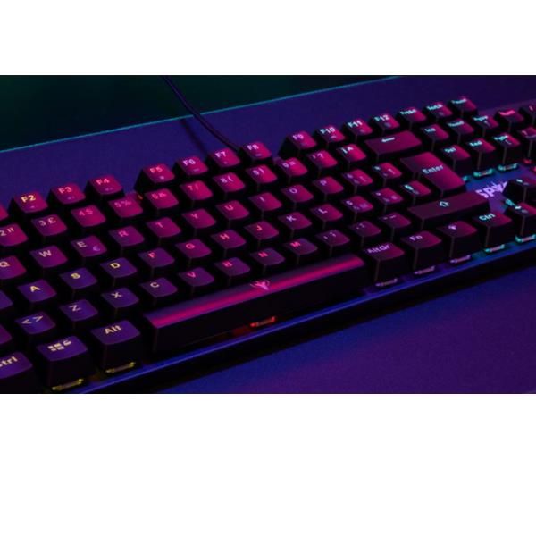 SPYCO CHALLENGE KE-111 TASTIERA GAMING MECCANICA USB RETROILLUMINATA LED REGOLA…