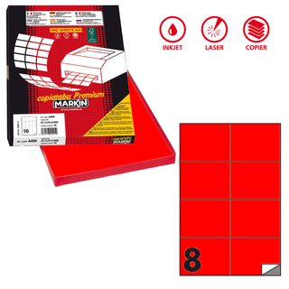 Etichette adesive C/512 - in carta - permanenti - 105 x 74,25 mm - 8 et/fg - 10…
