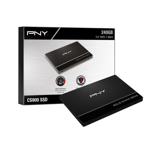 SSD 2,5 1TB SATA III CS900 PNY 3D NAND TLC R/W 550/500
