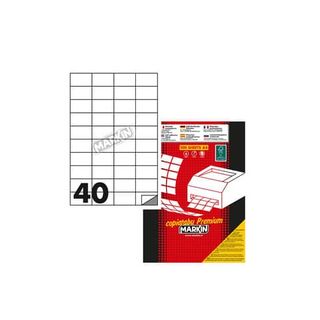Etichette adesive C/513 - in carta - permanenti - 52,5 x 29,7 mm - 40 et/fg - 1…