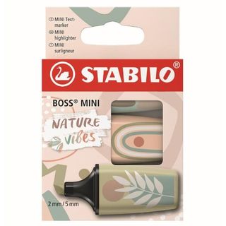 STABILO BOSS MINI NATUREVIBES EVIDENZIATORE PUNTA A SCALPELLO 2/5 mm COLORI ASS…