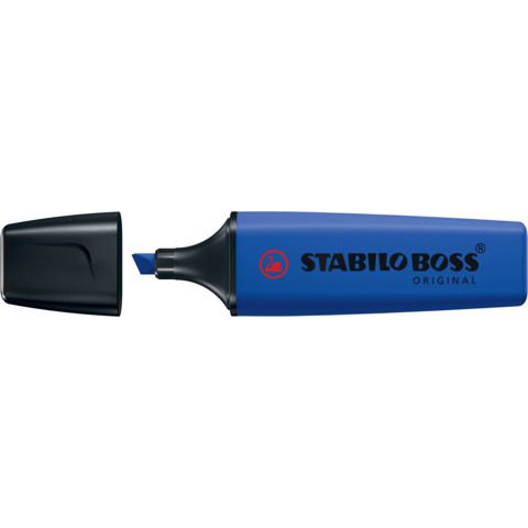 STABILO BOSS WILDFLOWER EVIDENZIATORE PUNTA A SCALPELLO 2/5 mm BLU ELETTRICO CO…