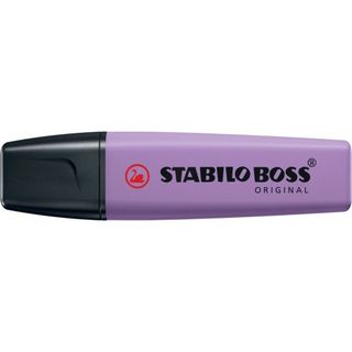 STABILO BOSS WILDFLOWER EVIDENZIATORE PUNTA A SCALPELLO 2/5 mm VIOLA CONF 10 Pz.