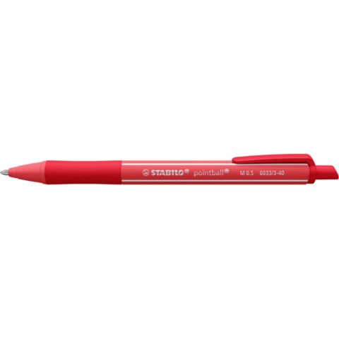 STABILO CF10 POINTBALL COLORFUL ROSSO