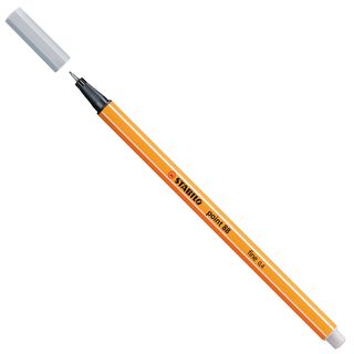 STABILO FINELINER POINT 88 PENNA PUNTA IN FIBRA 0.4 mm COLORE GRIGIO CHIARO CON…