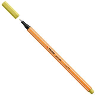 STABILO POINT 88 PENNA PUNTA IN FIBRA 0.40 mm MOSTARDA CONF 10 Pz.