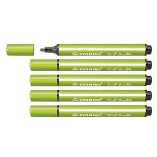 STABILO TRIO SCRIBBI PENNARELLO FUSTO TRIANGOLARE PUNTA AMMORTIZZATA VERDE CHIA…