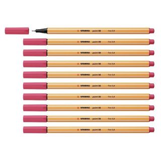 STABILO point 88 - Penna a punta sottile - strawberry red - 0.4 mm - fine