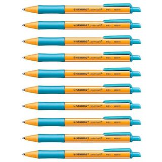 STABILO pointball - Penna a sfera - turchese - 0.5 mm - medio - retrattile