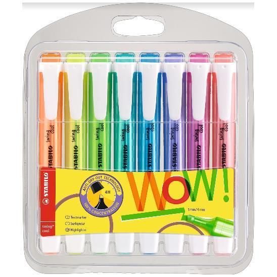 STABILO swing cool - Evidenziatore - colori assortiti - inchiostro base acqua -…