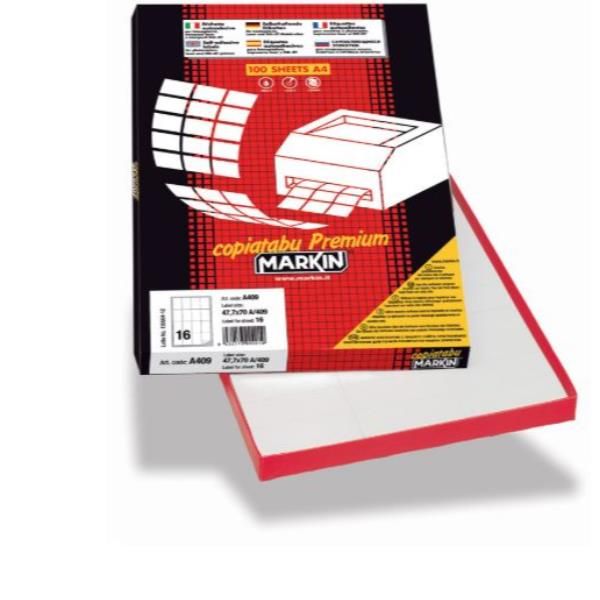 Etichette adesive C/522 - in carta - permanenti - 35 x 59 mm - 30 et/fg - 100 f…