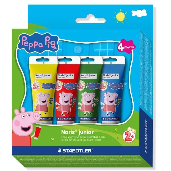 STAEDTLER CF4 TUBETTI COLORI A DITA PEPPA PIG