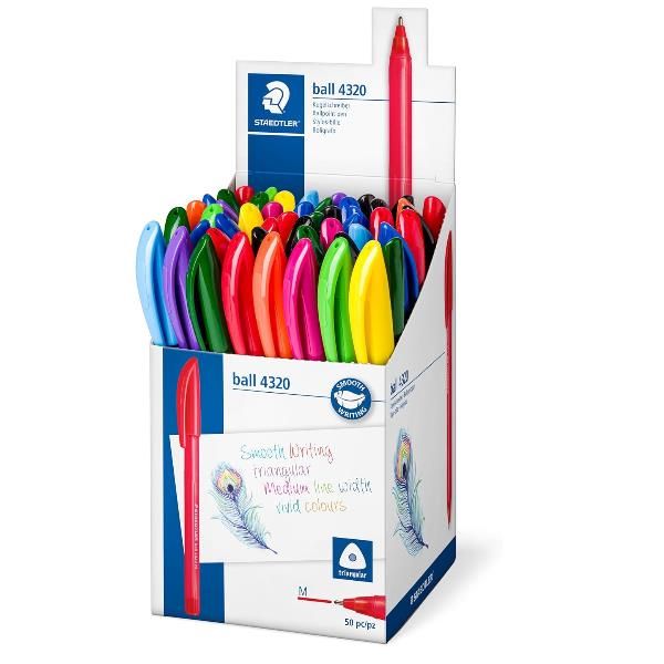 STAEDTLER ESP50 PENNE A SFERA-CAPPUCCIO ASS.