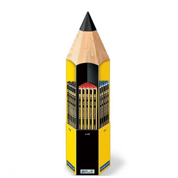 STAEDTLER ESPOSITORE NORIS MATITE ASSORTITE IN 5 GRADAZIONI CONF 90 Pz.