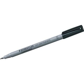 STAEDTLER LUMOCOLOR NON PERMANENTE PENNA PUNTA IN FIBRA TRATTO 0.4 mm NERO CONF…