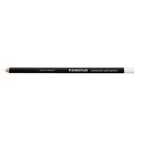 STAEDTLER Lumocolor glasochrom - Pastello colorato - permanente - bianco