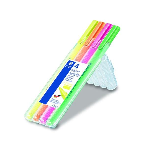 STAEDTLER triplus textsurfer - Evidenziatore - verde neon, giallo neon, arancio…
