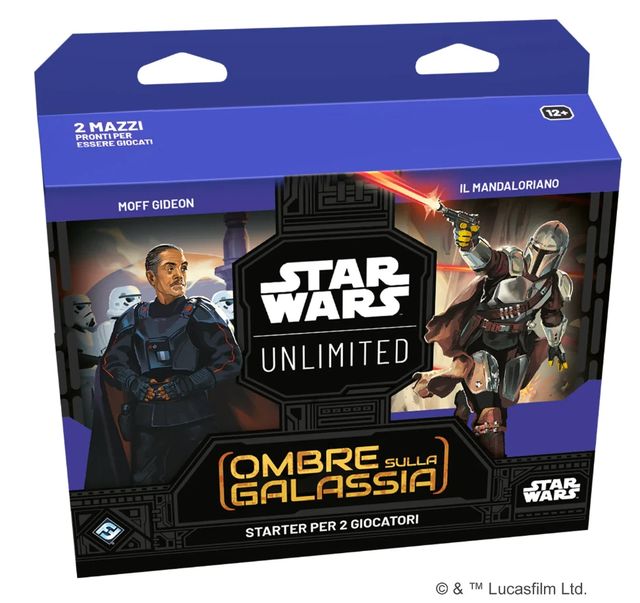 STAR WARS UNLIMITED - OMBRE SULLA GALASSIA - STARTER DECK (CONFEZIONE DIFFETTAT…
