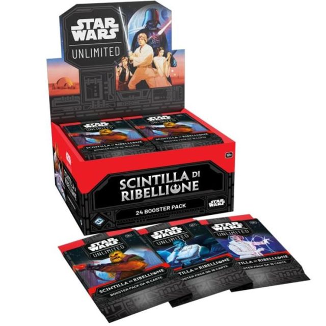 STAR WARS UNLIMITED - SCINTILLA DI RIBELLIONE - BOOSTER BOX 24 08/03/24