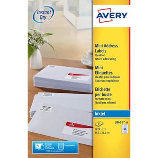 Etichette adesive J8651 - in carta - angoli arrotondati - inkjet - permanenti -…
