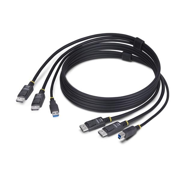 STARTECH CAVO KVM DOPPIO DP/USB