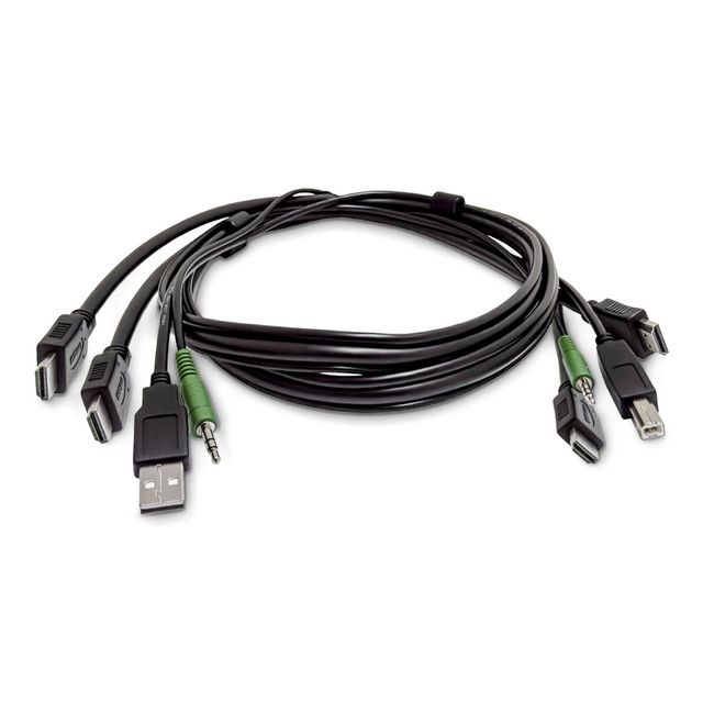 STARTECH CAVO KVM DOPPIO HDMI, USB 2.0