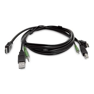 STARTECH CAVO KVM HDMI, USB 2.0, TAA