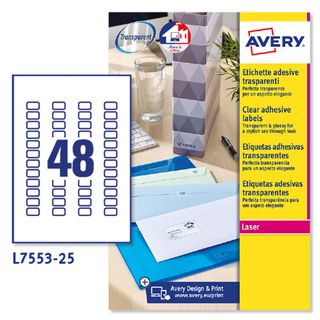 Etichette adesive L7553 - in poliestere - laser - permanenti - 22 x 12,7 mm - 4…