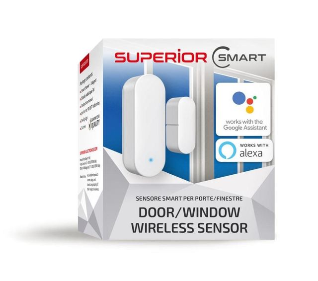 SUPERIOR SENSORE SMART PER PORTE E FINESTRE WIRELESS SUPISW001