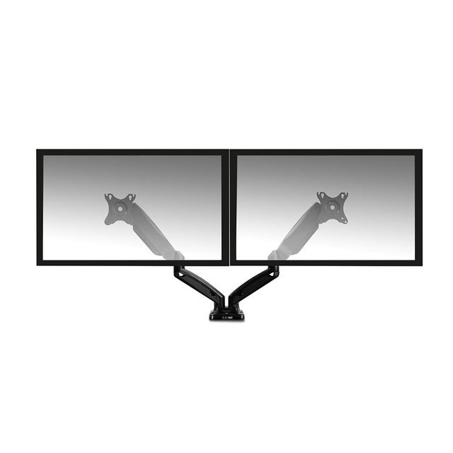 SUPPORTO DA TAVOLO CON MOLLA A GAS PER 2 MONITOR (EW1516)