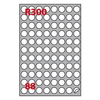 Etichette adesive R/300 - in carta - permanenti - tonde - diametro 20 mm - 88 e…