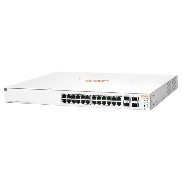 SWITCH 24P GIGABIT POE 4SFP+ 370W ARUBA HPE