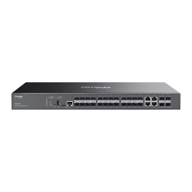 SWITCH 24P LAN GIGABIT TP-LINK SG5428XF SFP STACKABLE LITE L3 4SLOT 10G-20SLOT …
